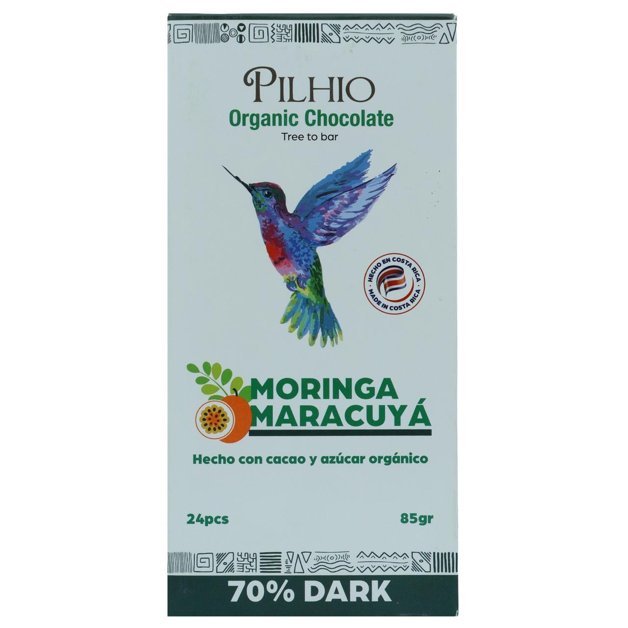 Biologische Chocoladereep Moringa – Passievrucht
