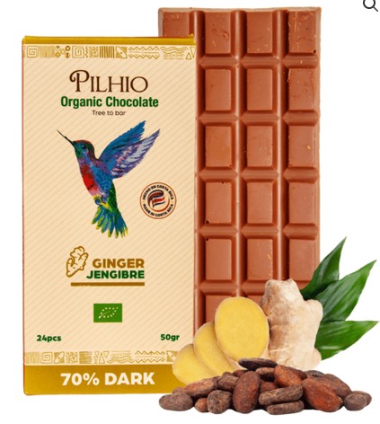 Biologisch Chocoladereep Gember